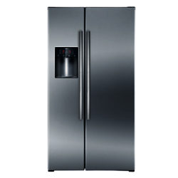 Neff K5930D1GB American Style Fridge Freezer, Stainless Steel